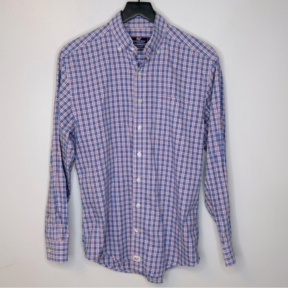 Vineyard‎ Vines Plaid Murray Button Down Shirt Size S